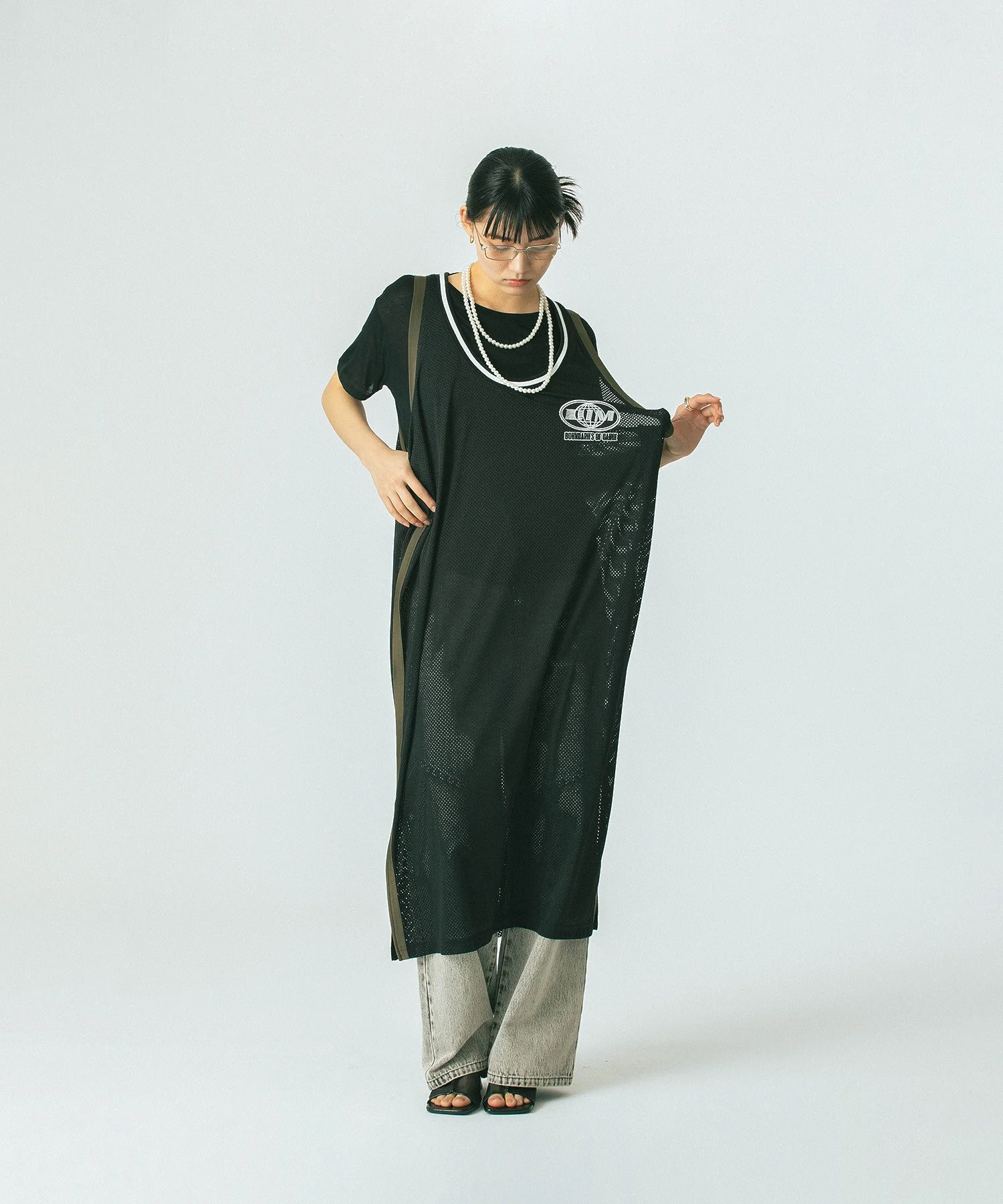 OKIRAKU×ROSE BUD/MESH TANK DRESS - Image 19