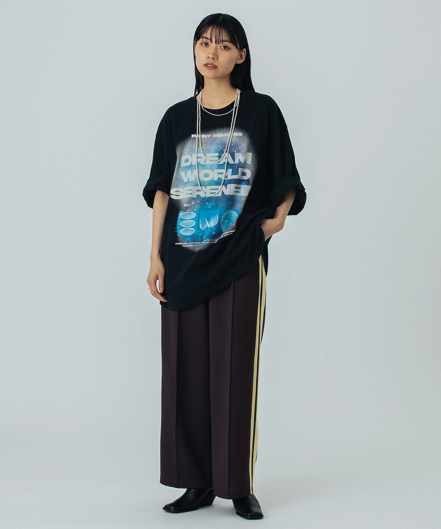 OKIRAKU×ROSEBUD/GRAPHIC BIG TEE - Image 21