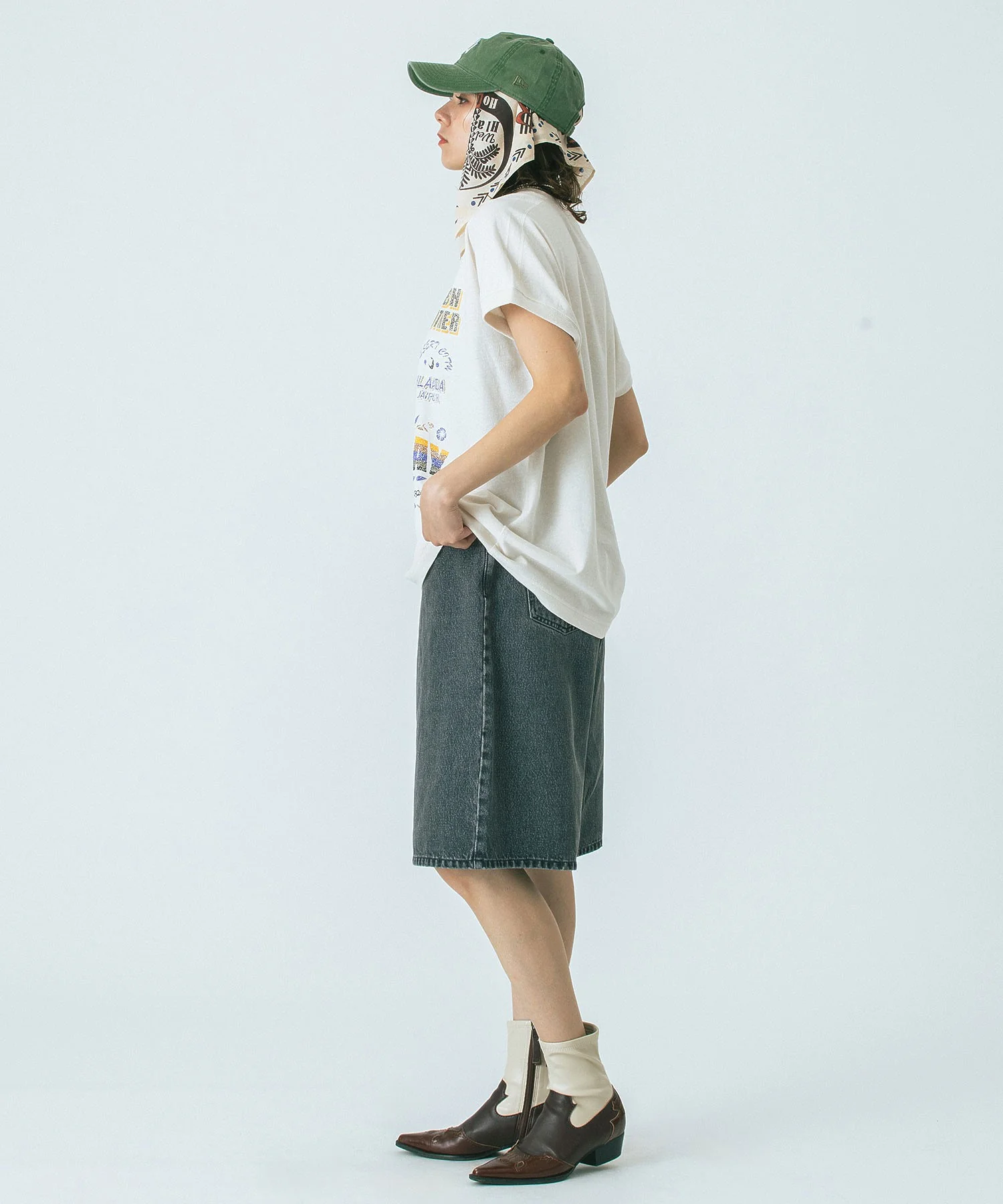 HLAADA for ROSE BUD/BLOWN AWAY PRINT TEE - Image 11
