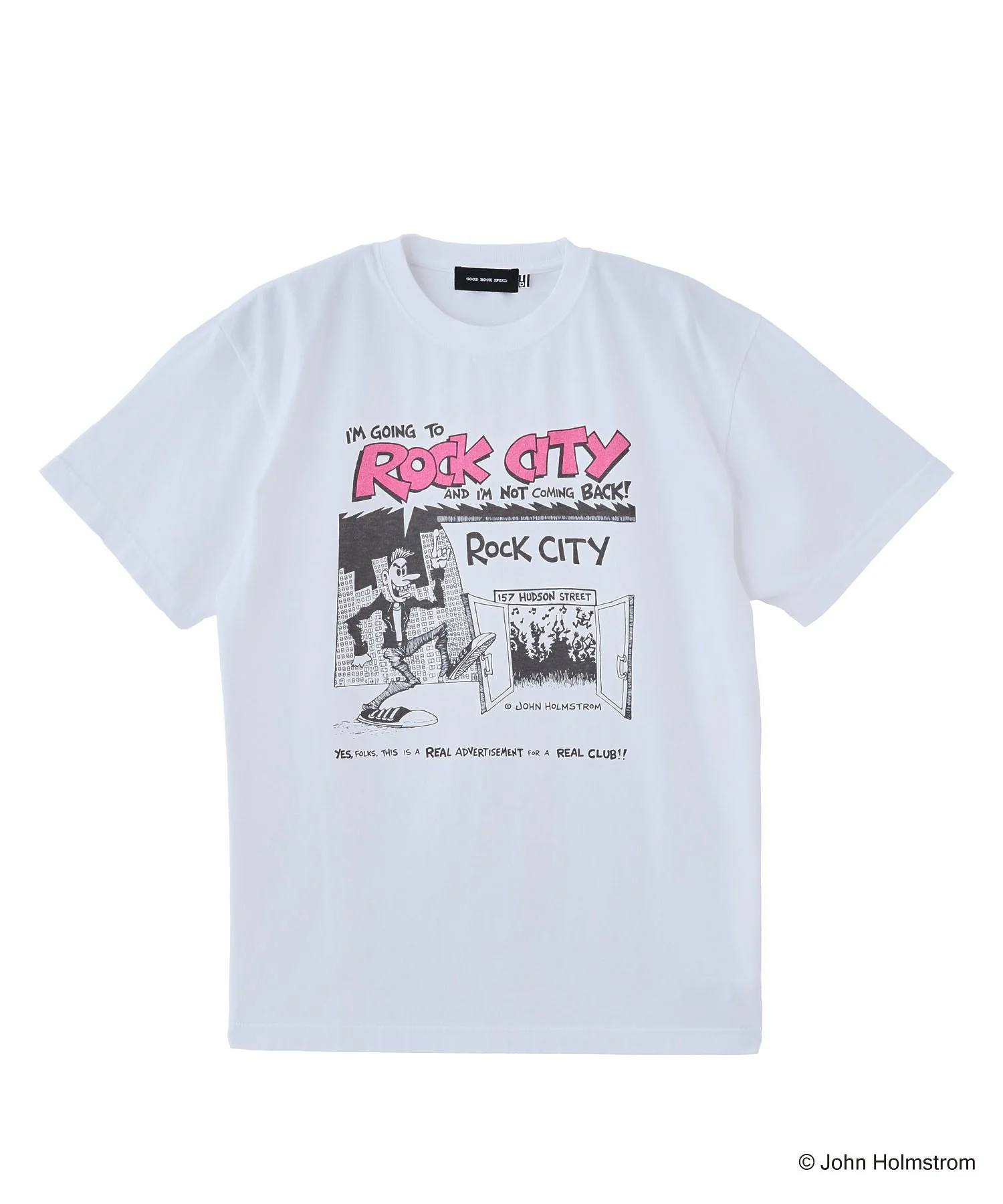 GOOD ROCK SPEED/John Holmstrom S/S TEE