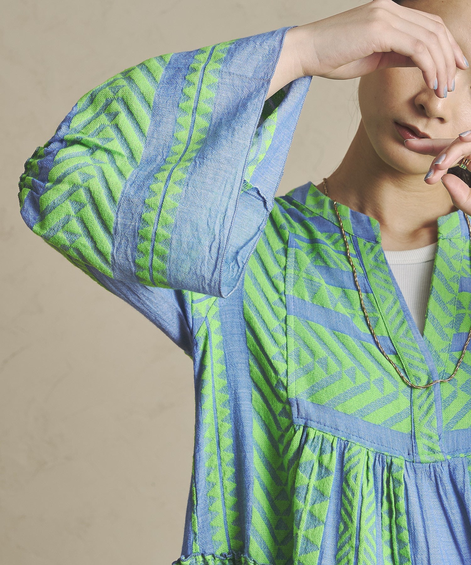 【ROSE BUD別注】DEVOTION TWINS/LONG SLEEVE TIERD DRESS - Image 10