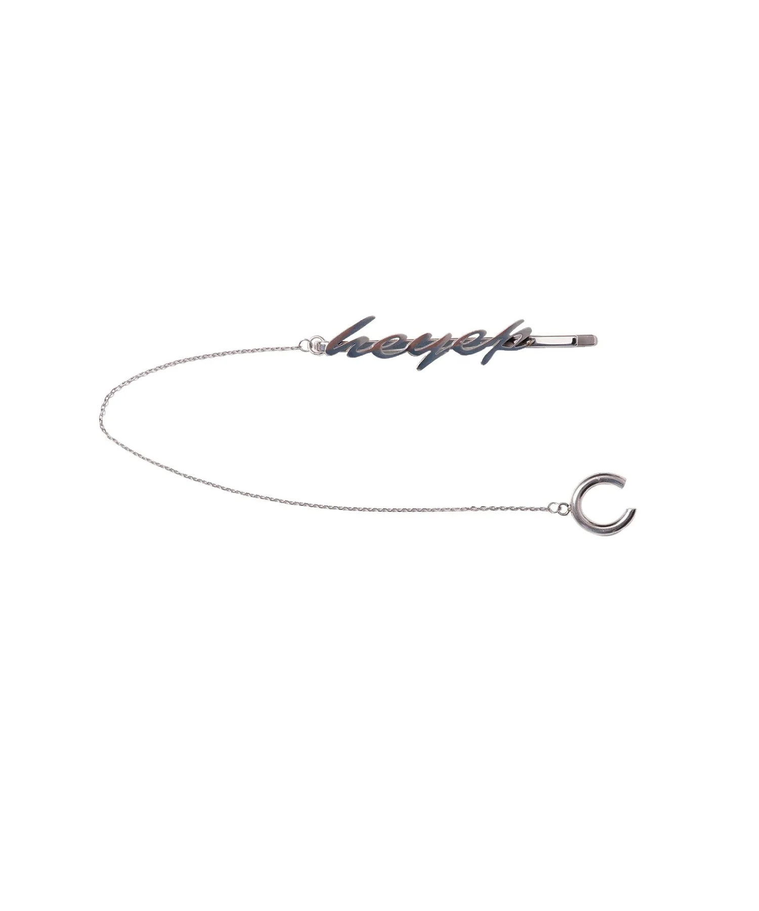 heyep/LOGO HAIR PIN WITH CHAIN EAR CUFF - Image 3