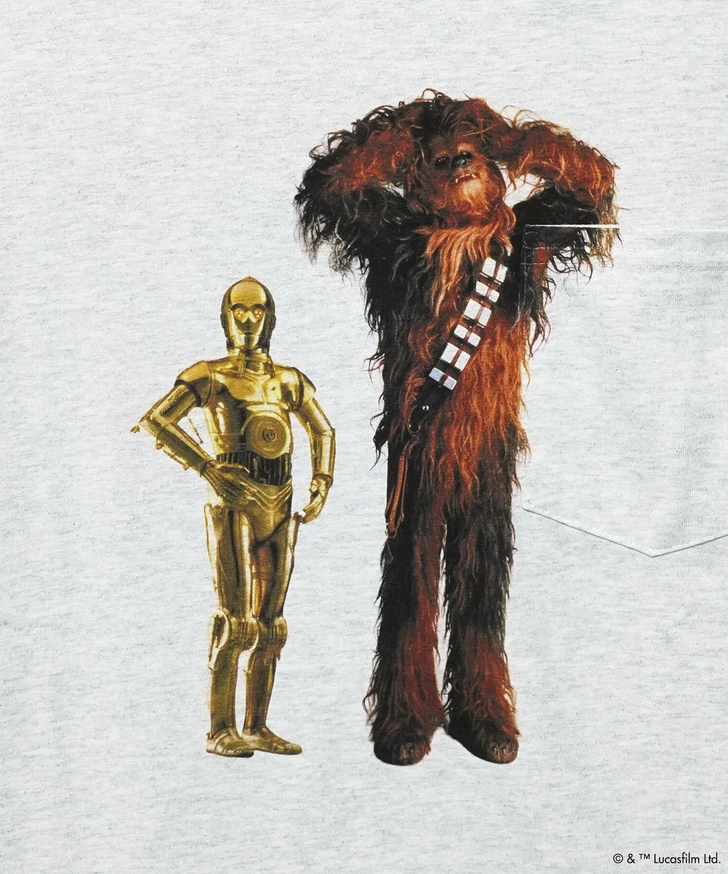 COLSUN/C-3PO&Chewbacca POCKET TEE Ⅱ - Image 5