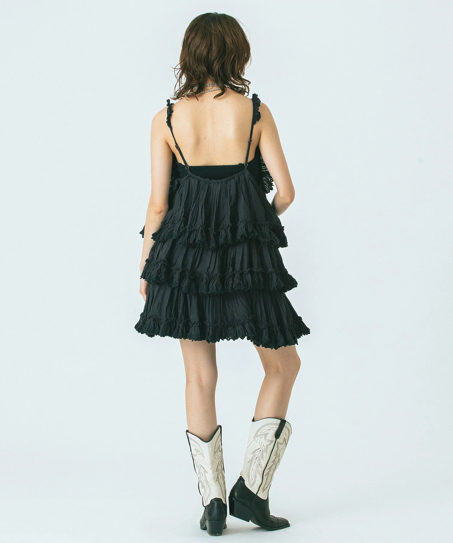 【ブラックROSE BUD別注カラー】INDIA IS BEAUTIFUL/FRILL CAMISOLE - Image 14