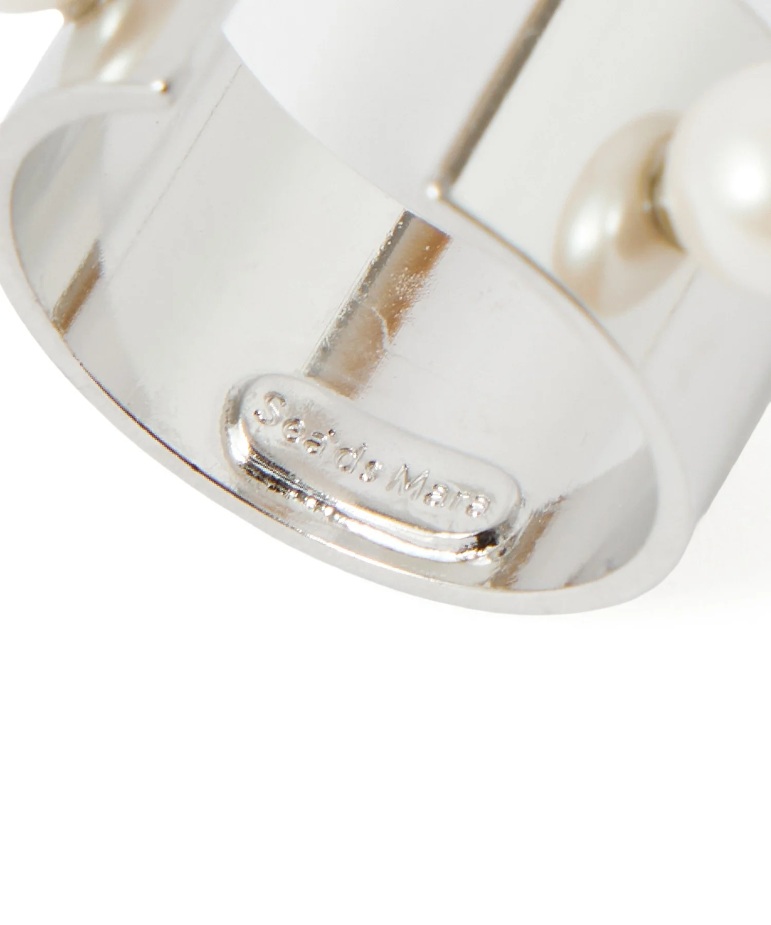 Sea’ds mara/Double pearl ring - Image 5