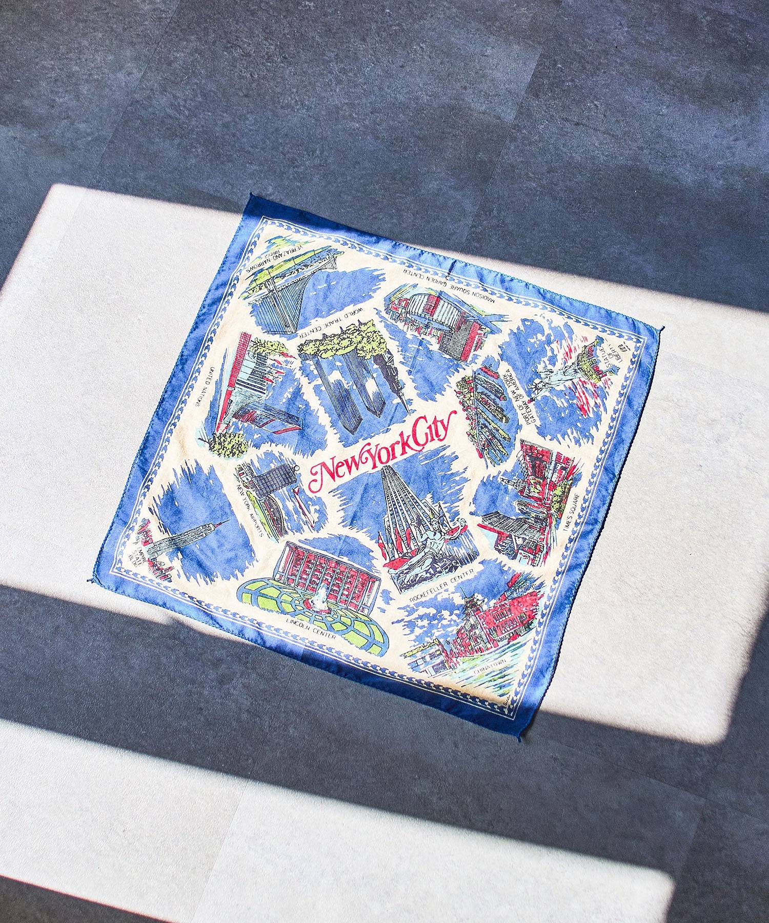 BINDU/COTTON VOILE NEW YORK MAP3 BANDANA - Image 2