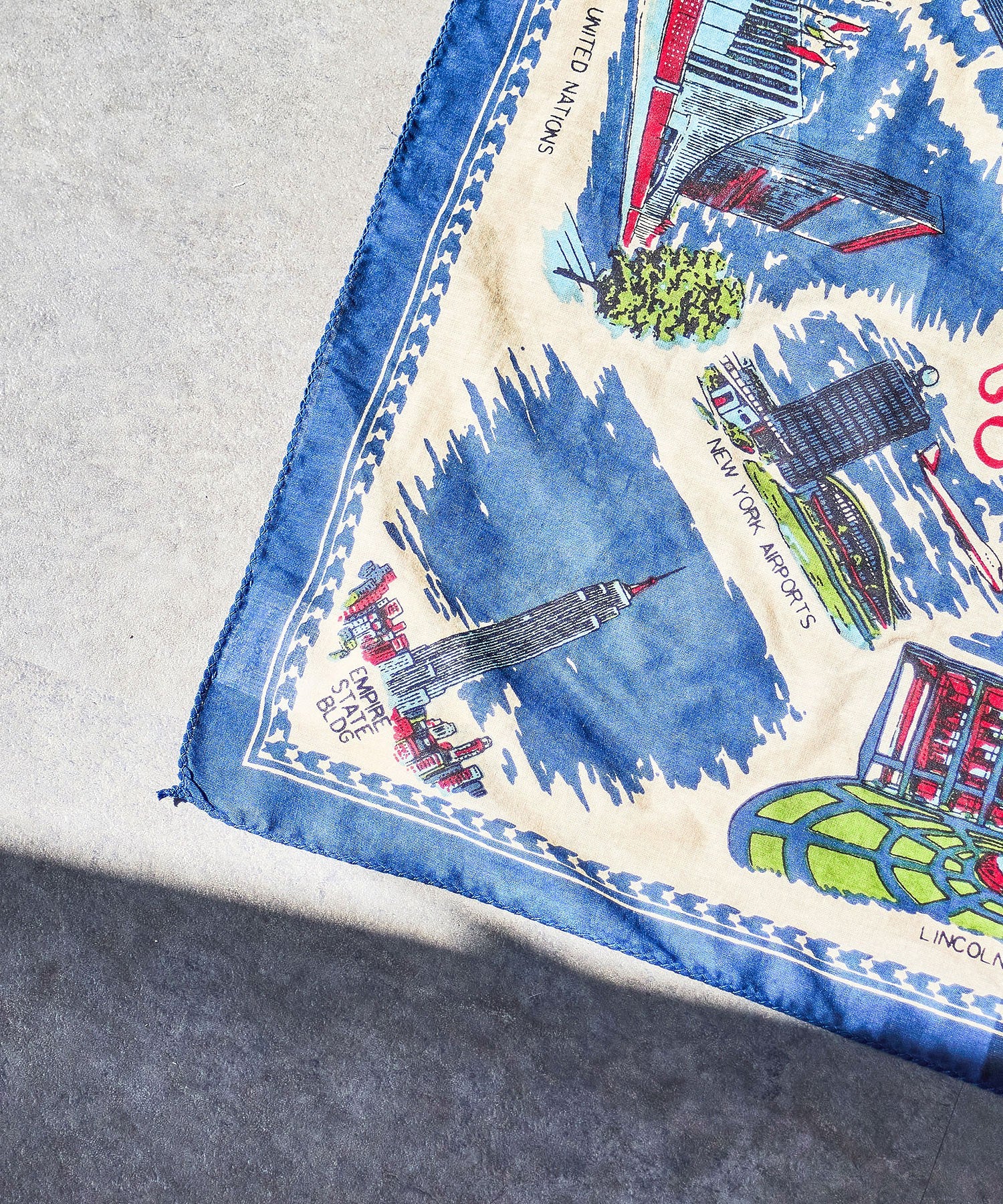 BINDU/COTTON VOILE NEW YORK MAP3 BANDANA - Image 5