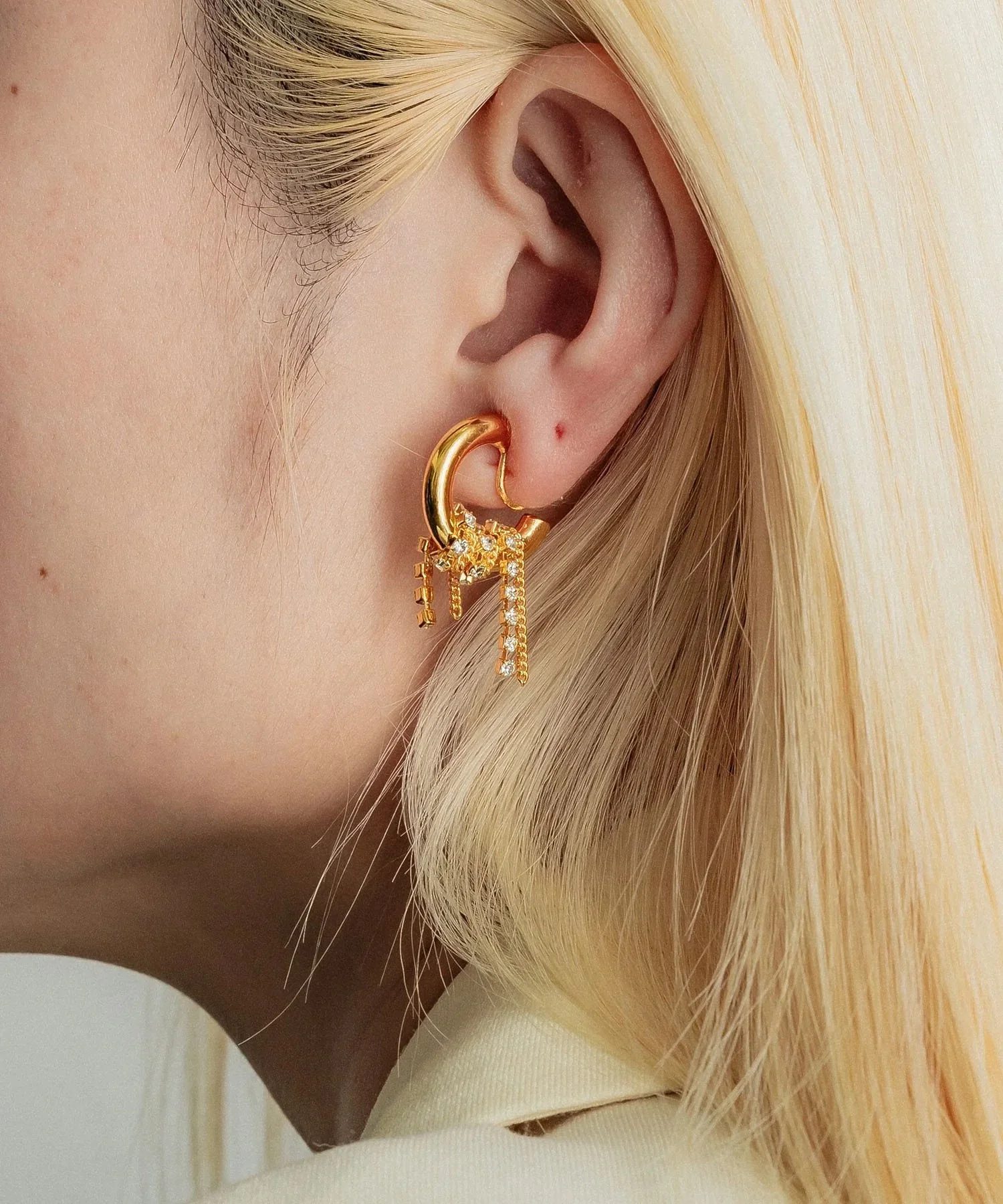 loni/LUPINUS BIJOU CHAIN EARRINGS - Image 21