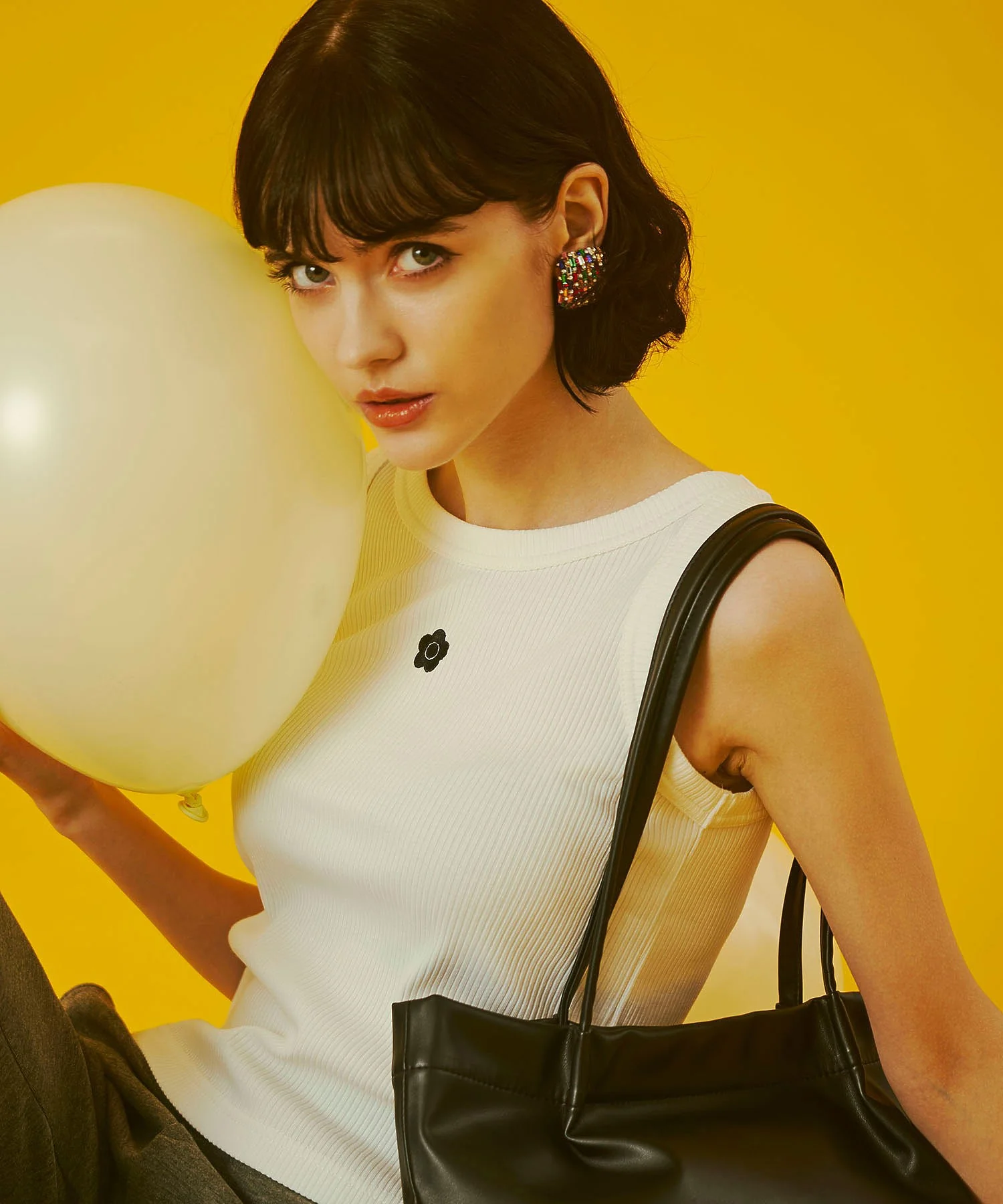 MARY QUANT/DAISY TANK TOP - Image 2