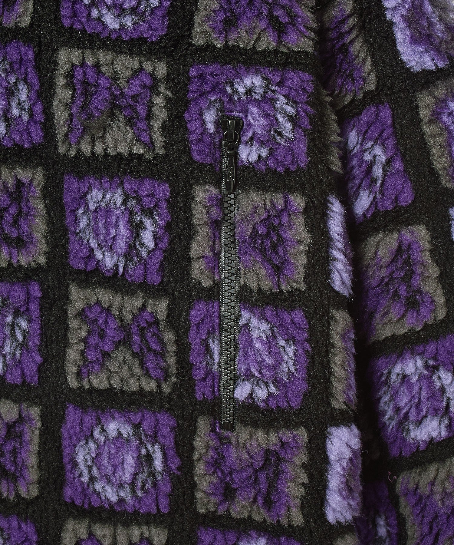 NEEDLES/FUR JACKET - PAPILLON PLAID PILE - Image 5