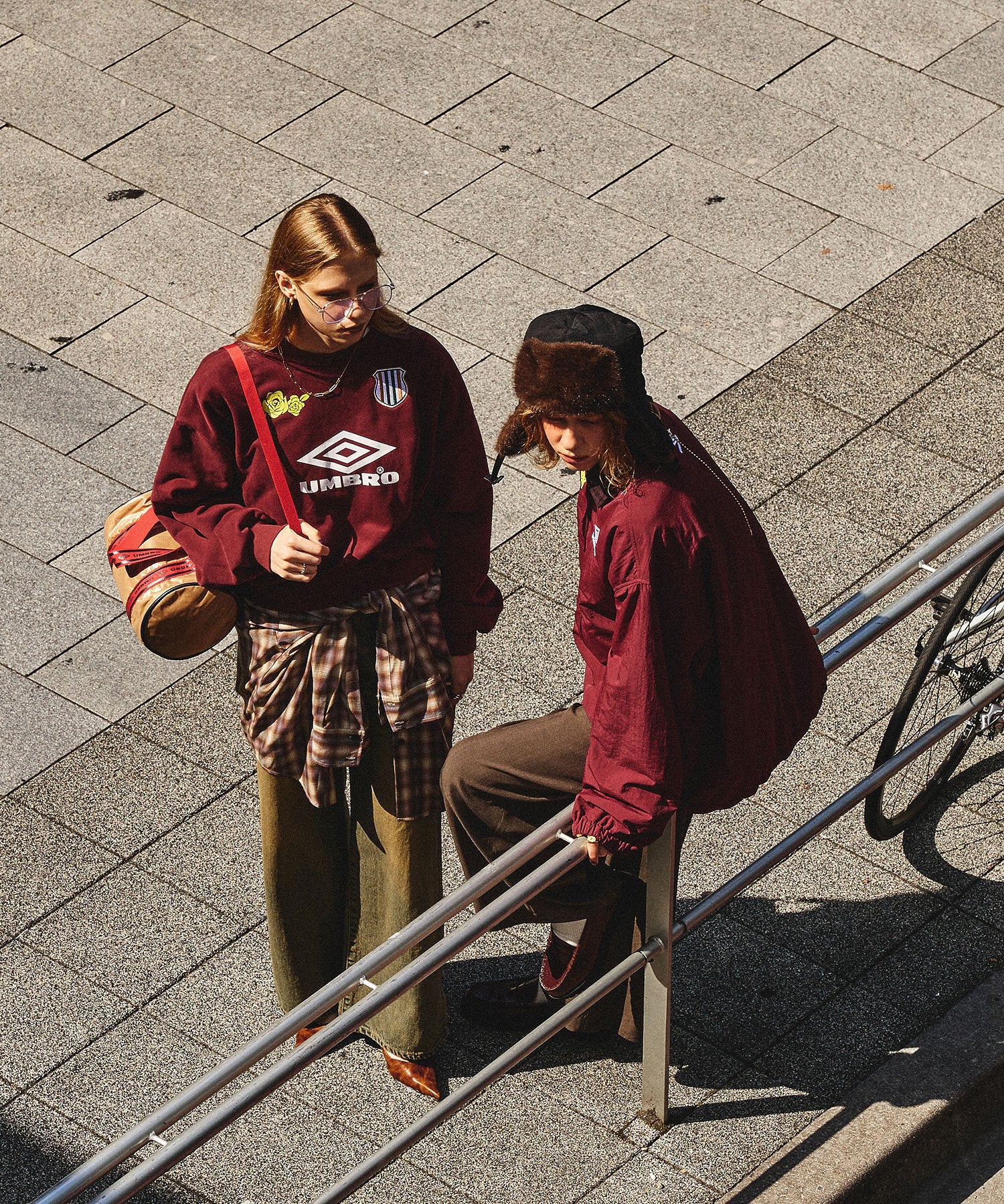 UMBRO × ROSE BUD/NYLON PUFFER JACKET - Image 8