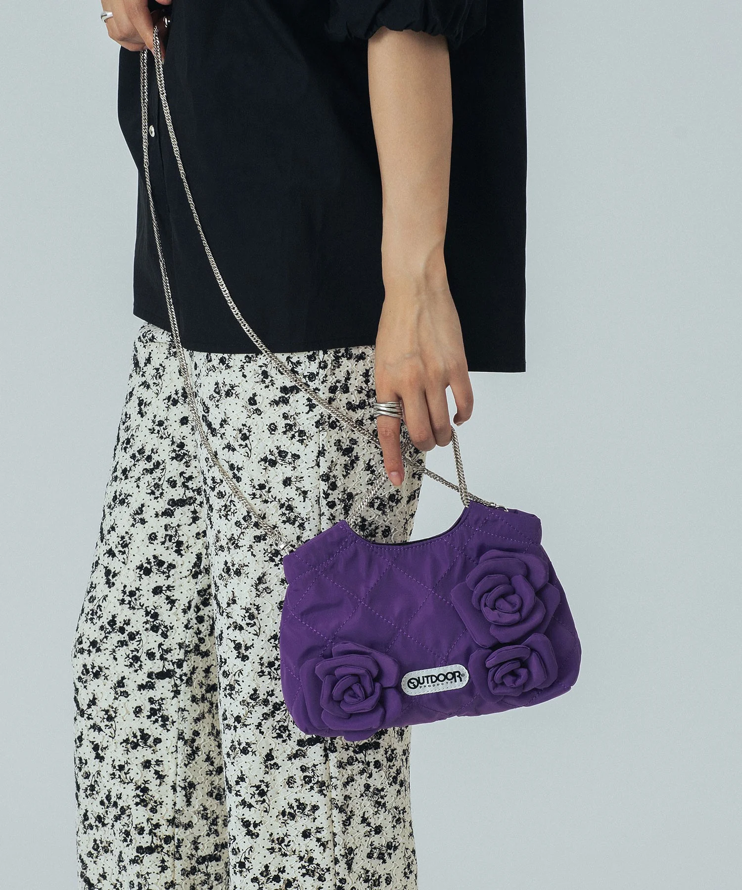 【ROSE BUD別注】OUTDOOR PRODUCTS/FLOWER QUILTING MINI BAG - Image 29