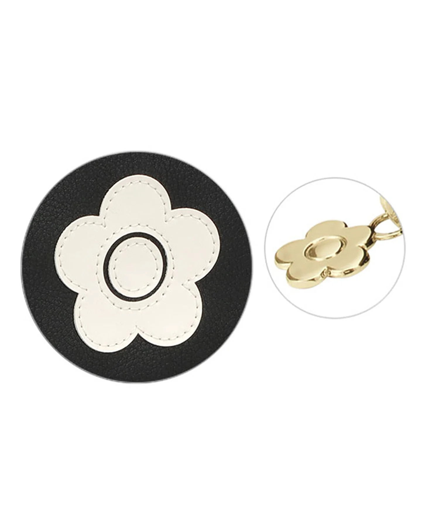 MARY QUANT/ENAMEL DAISY ROUND POUCH - Image 5