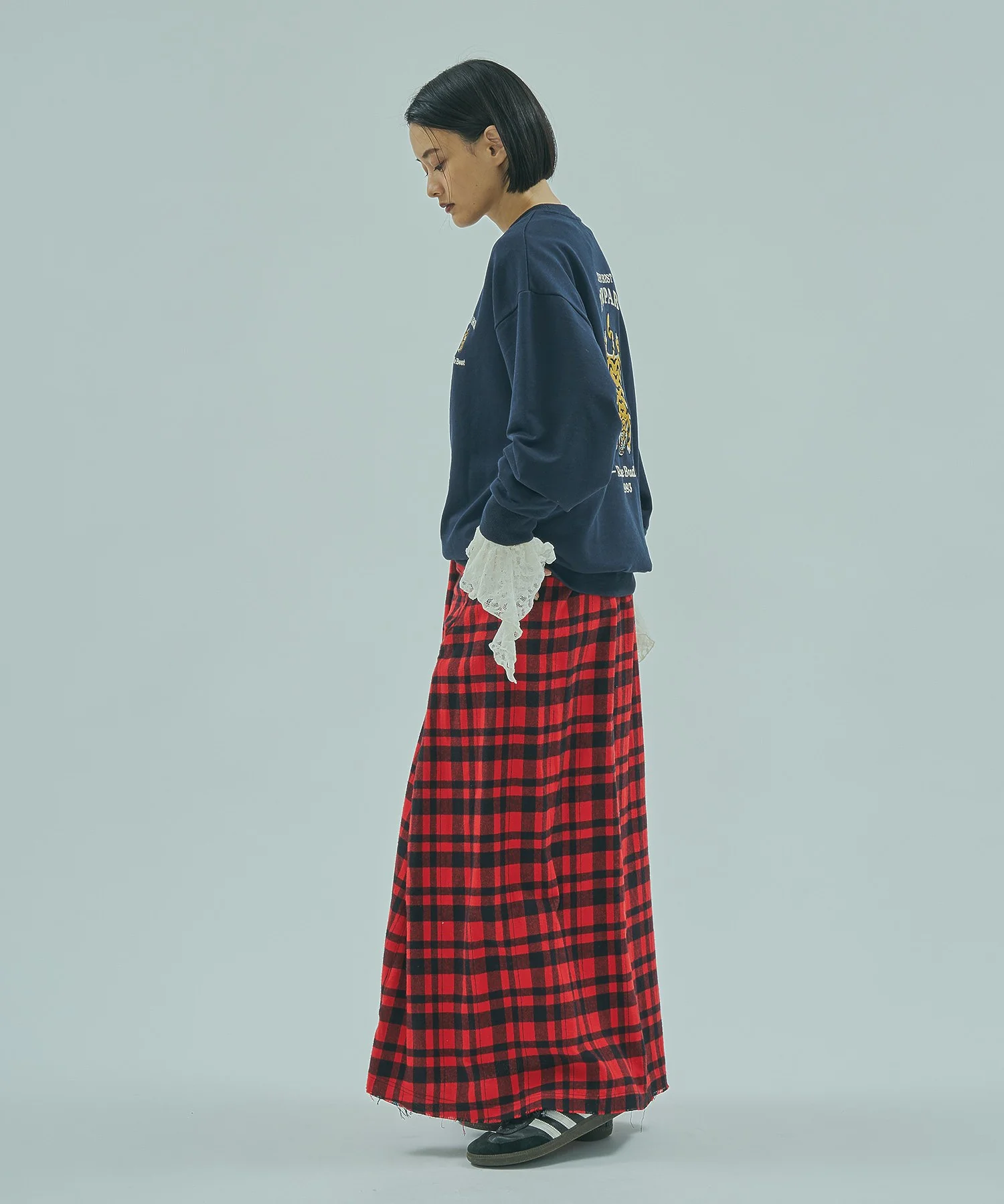 【ROSE BUD別注】INDIA IS BEAUTIFUL/3WAY FLANNEL SHIRT SKIRT - Image 10