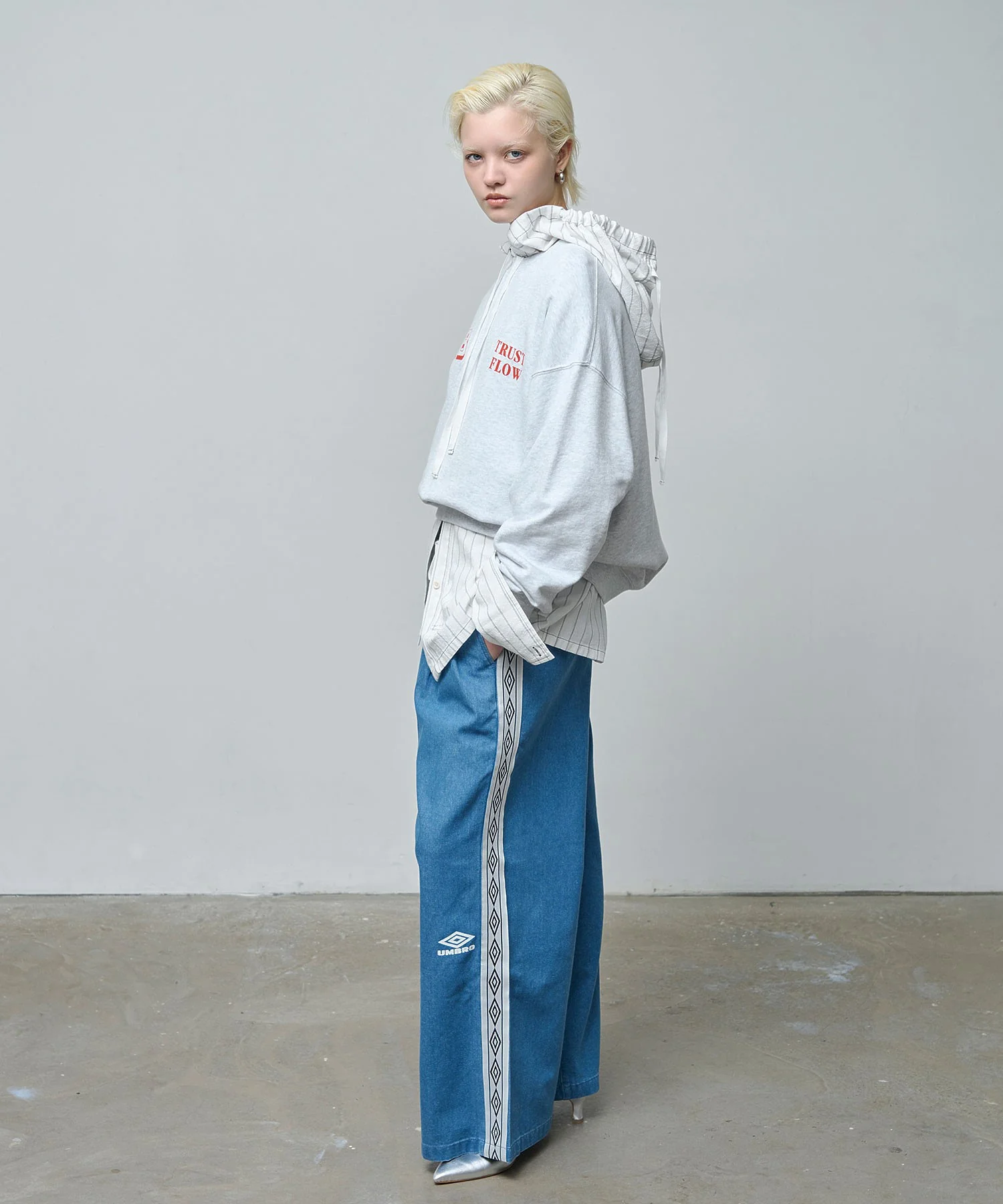 UMBRO/DENIM WIDE PANTS - Image 5