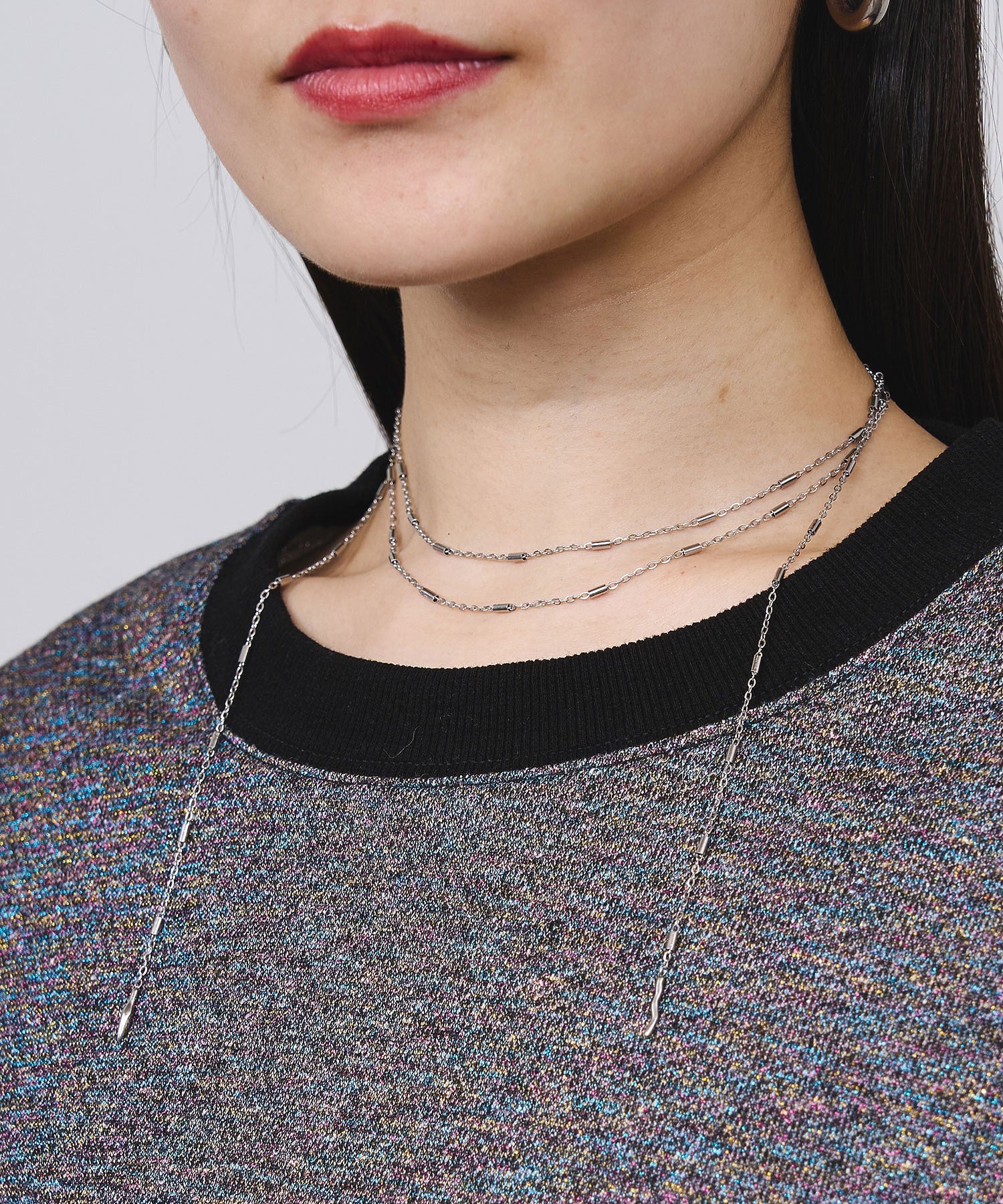 SOAC/DROP ROLL NECKLACE