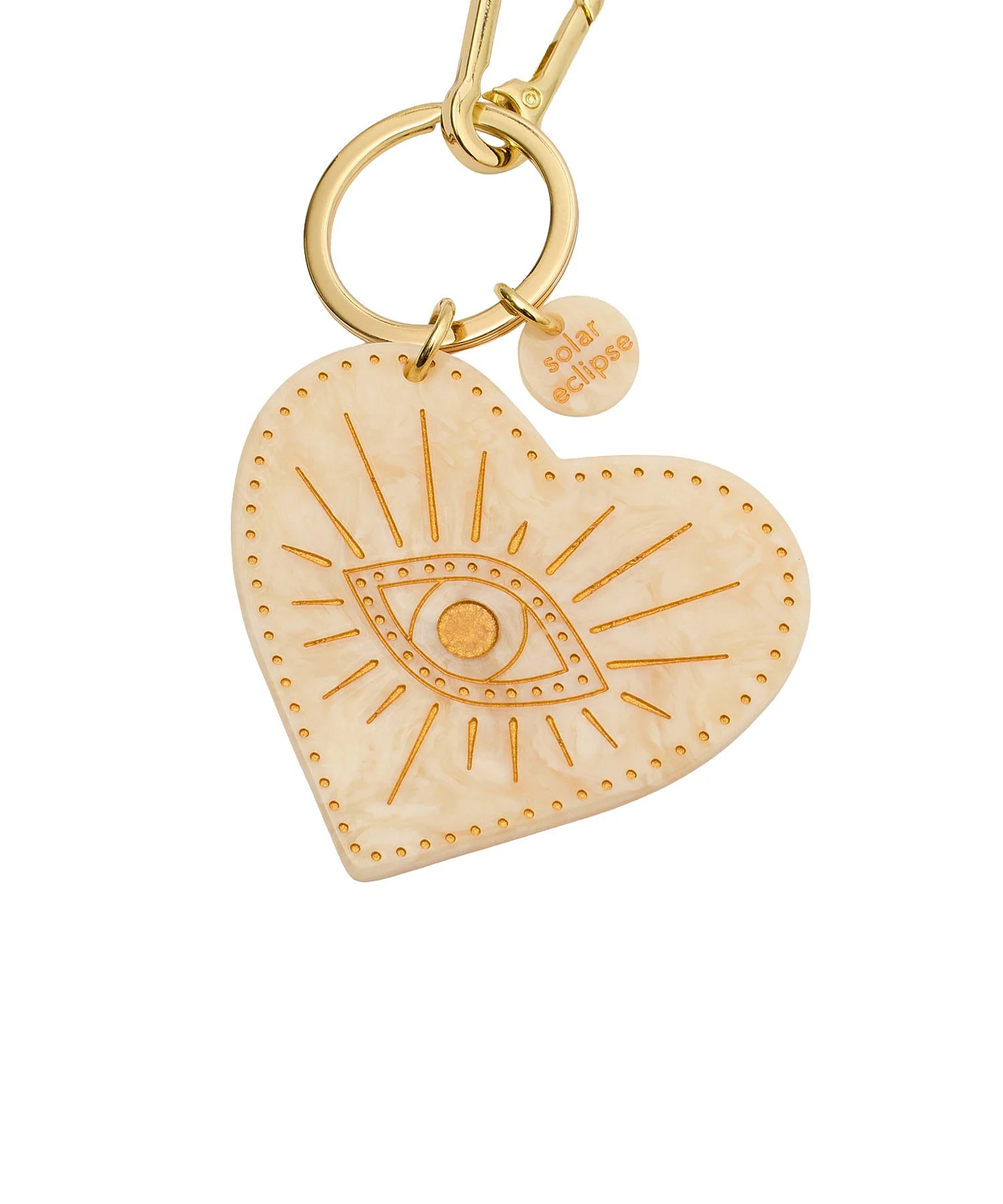 SOLAR ECLIPSE/HAND-PAINTED BAG CHARM - Image 4