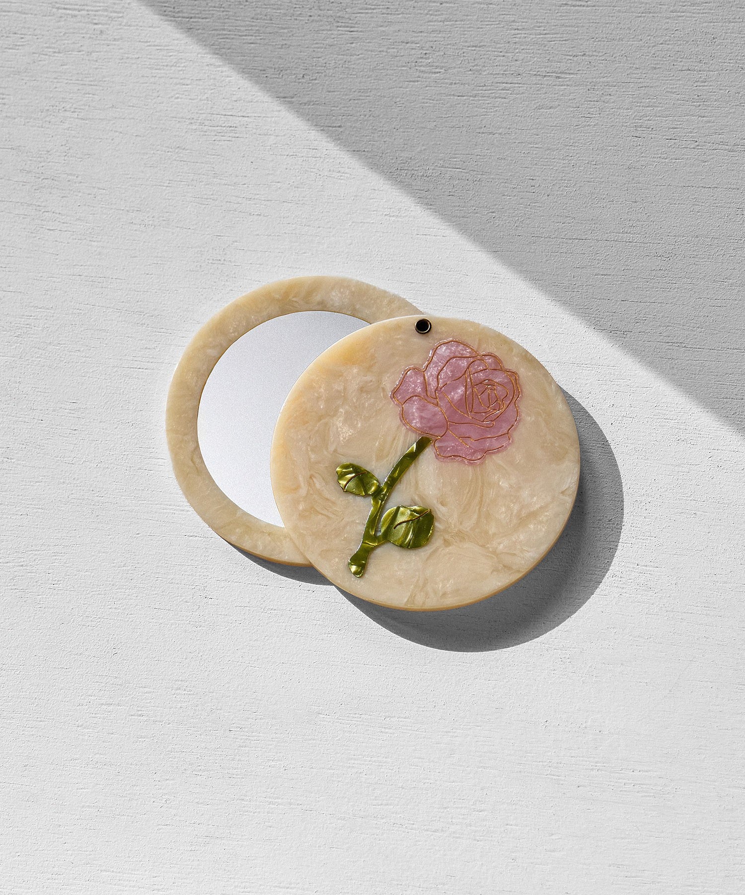 SOLAR ECLIPSE/HAND-PAINTED COMPACT MIRROR - Image 3
