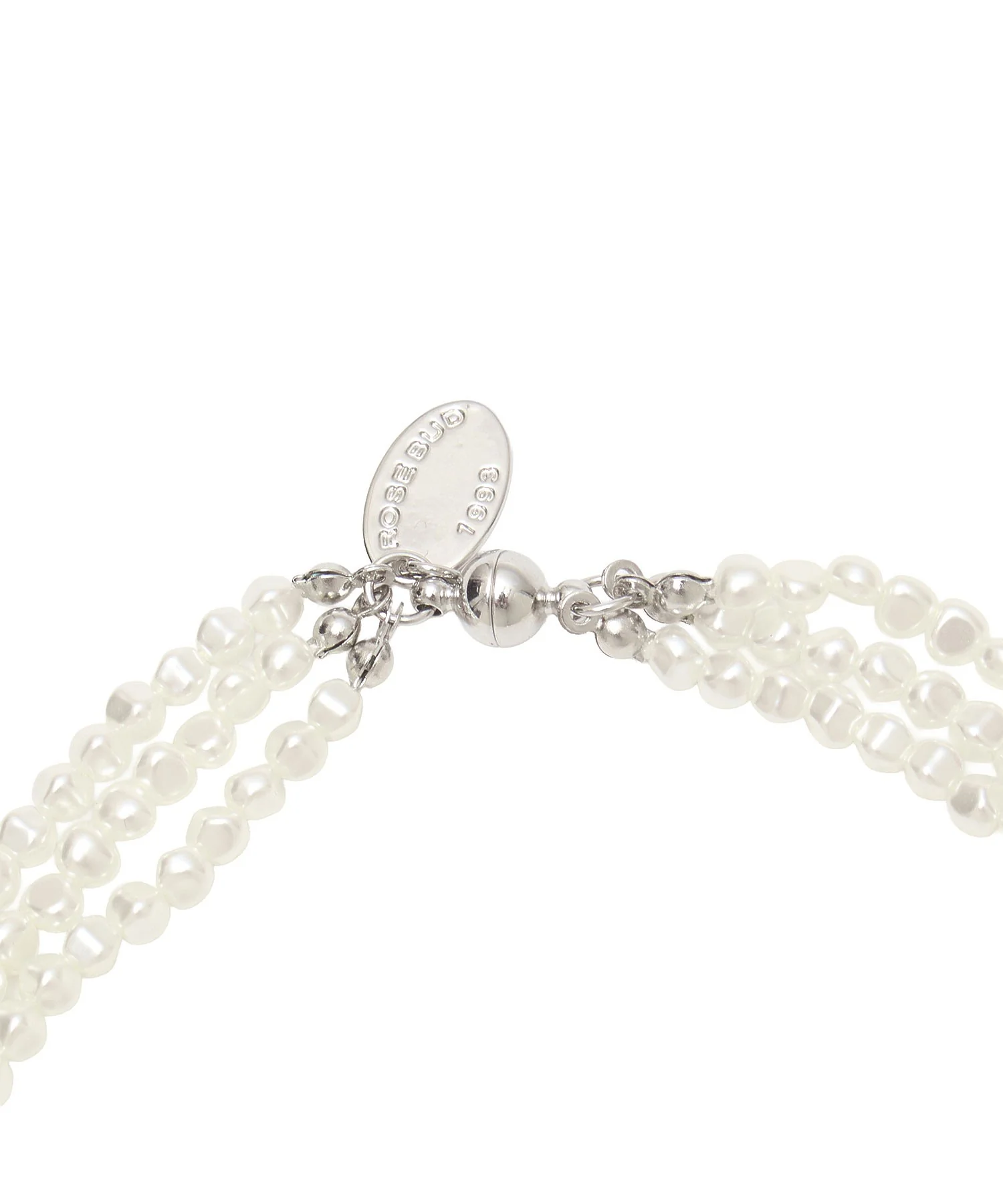 THREE STRAND PEARL NECKLACE - Image 5