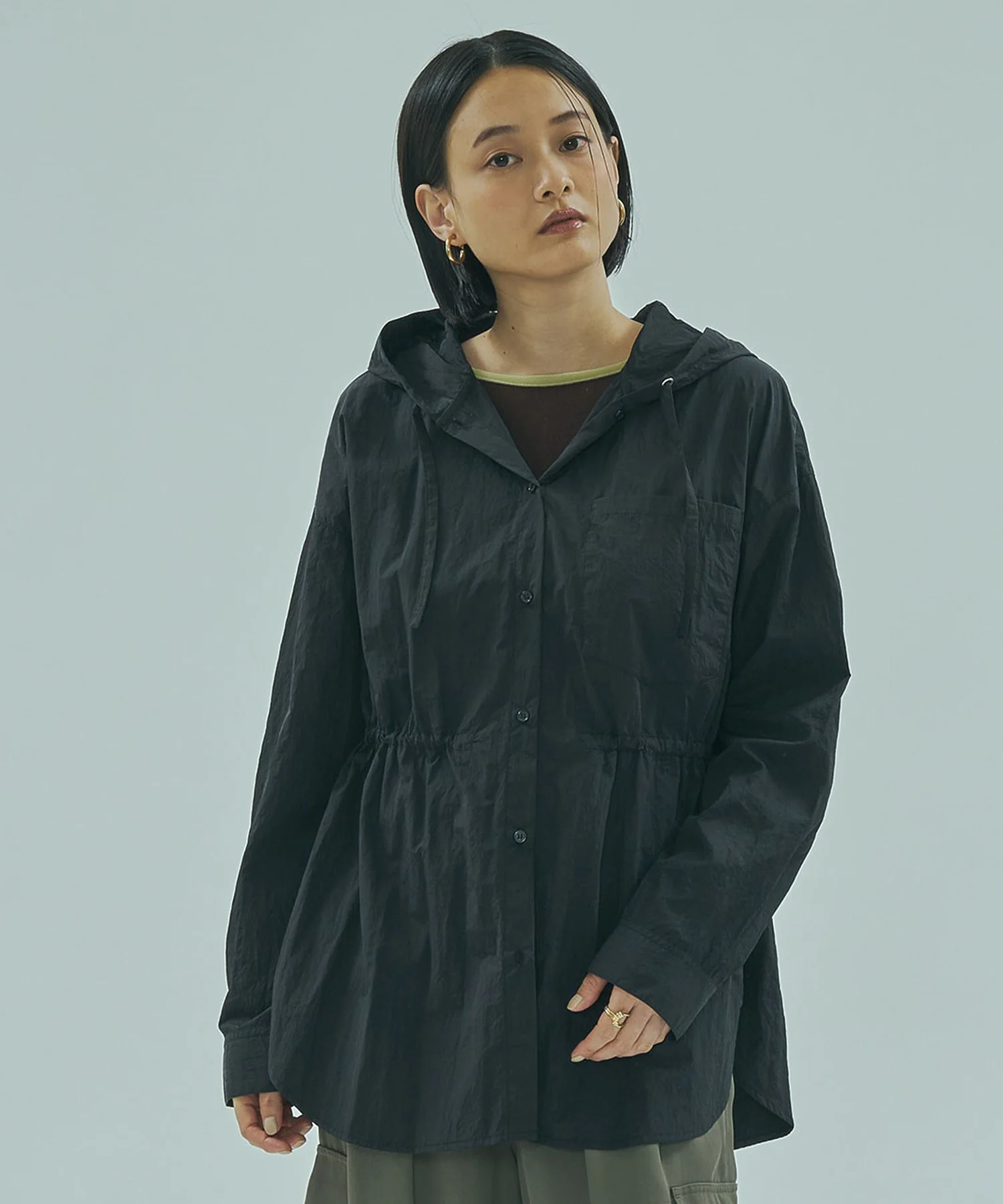 LIGHT HOODED SHIRT - Image 2