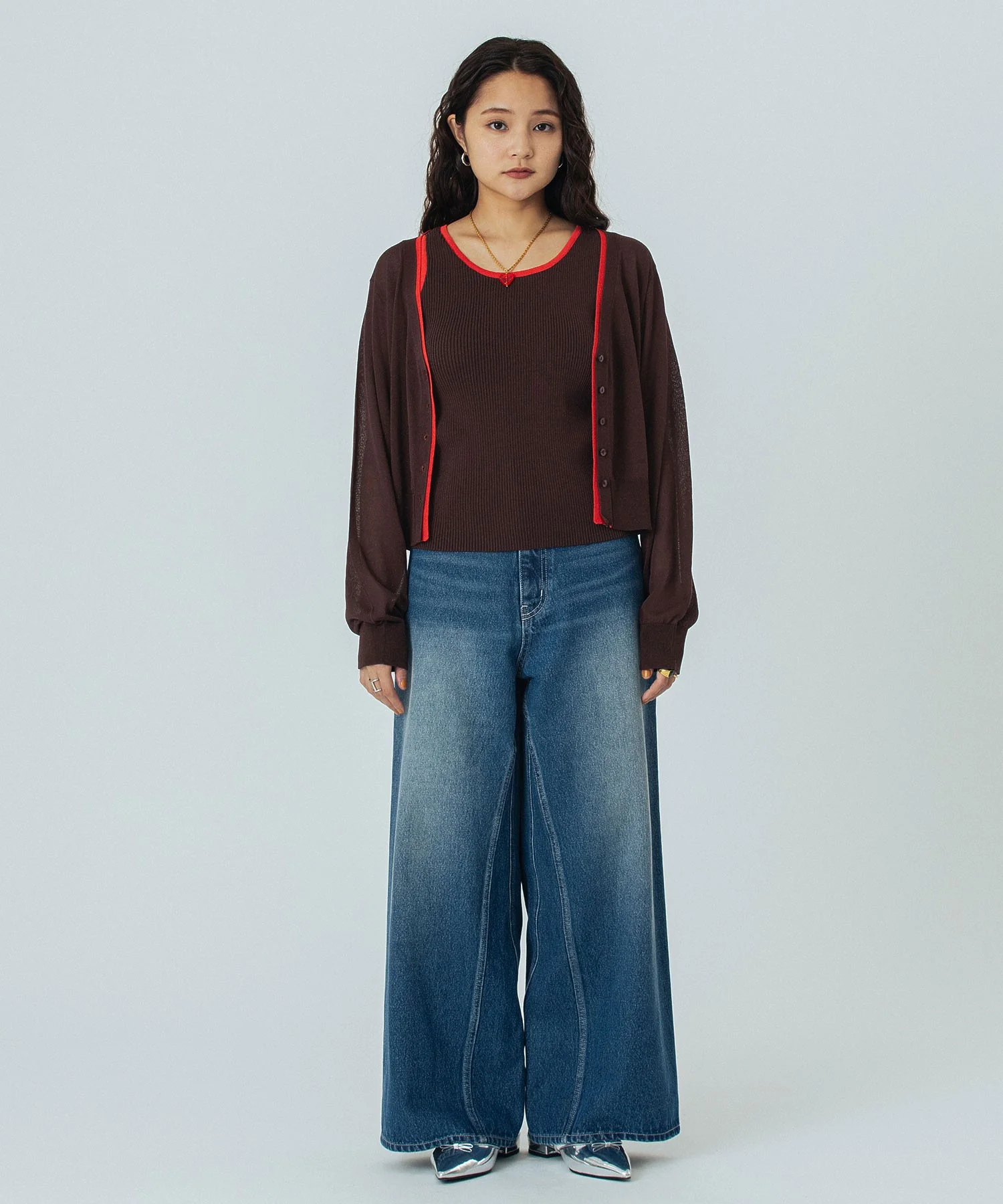 KNITTED RIB CARDIGAN - Image 12