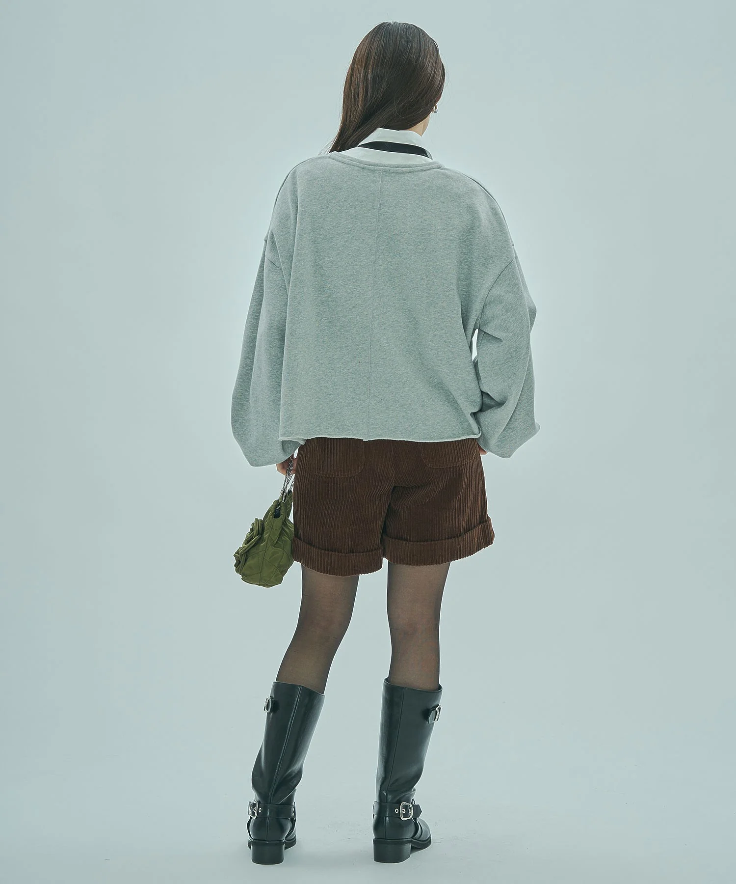 V-NECK SWEATSHIRT - Image 24