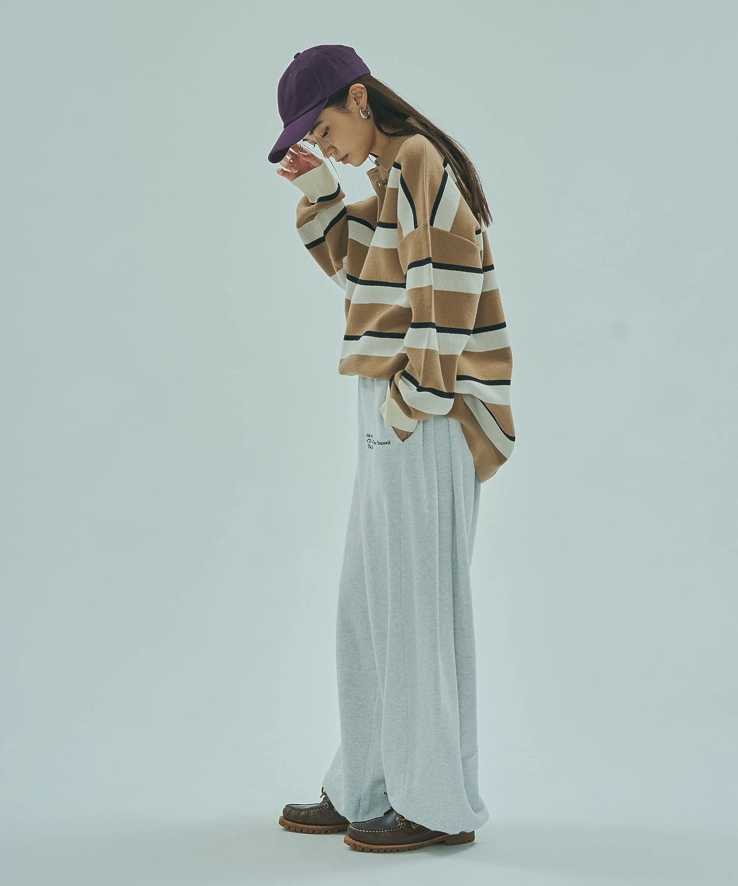 STRIPED COLLAR KNIT - Image 6