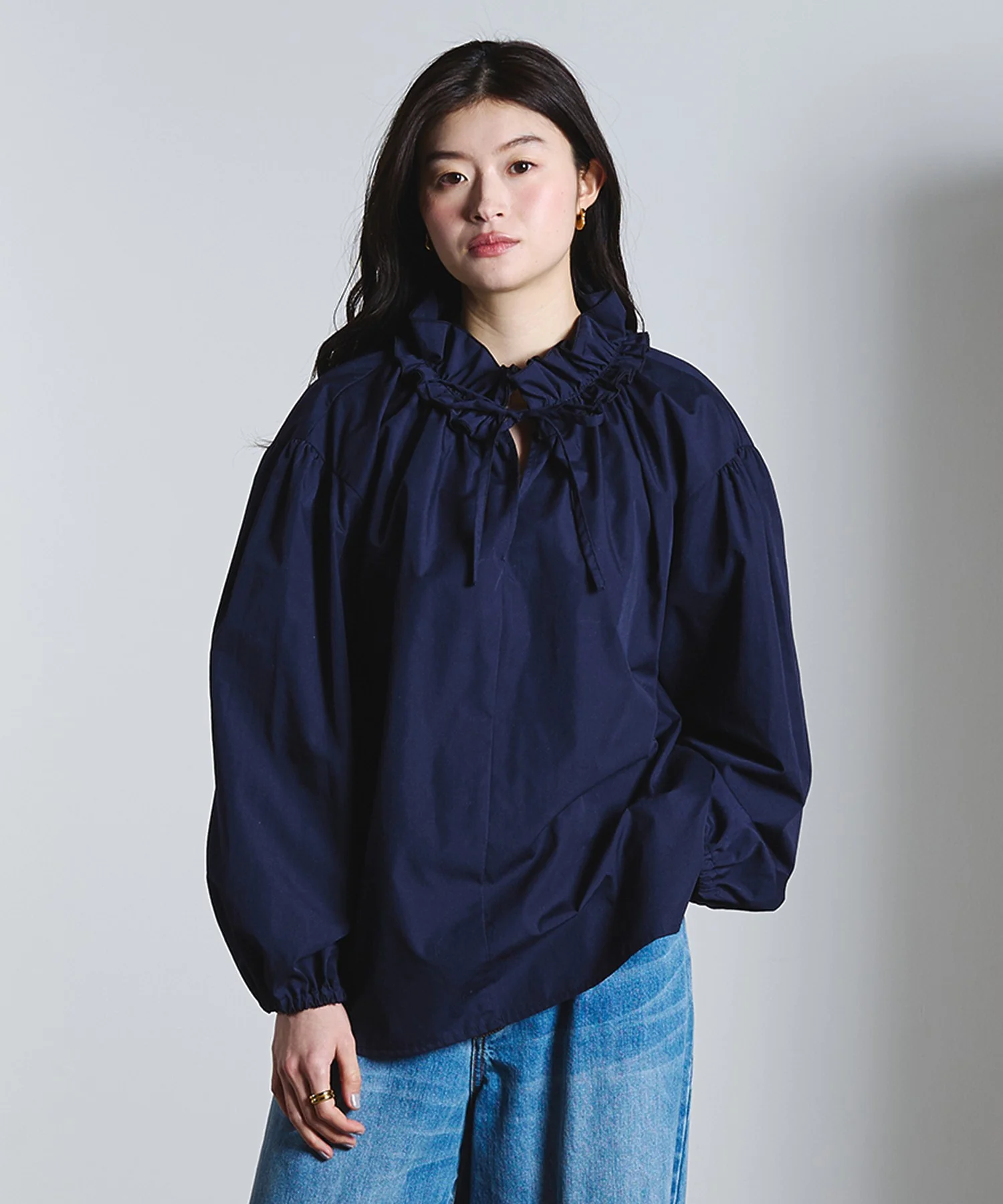 RUFFLED COLLAR BLOUSE - Image 27