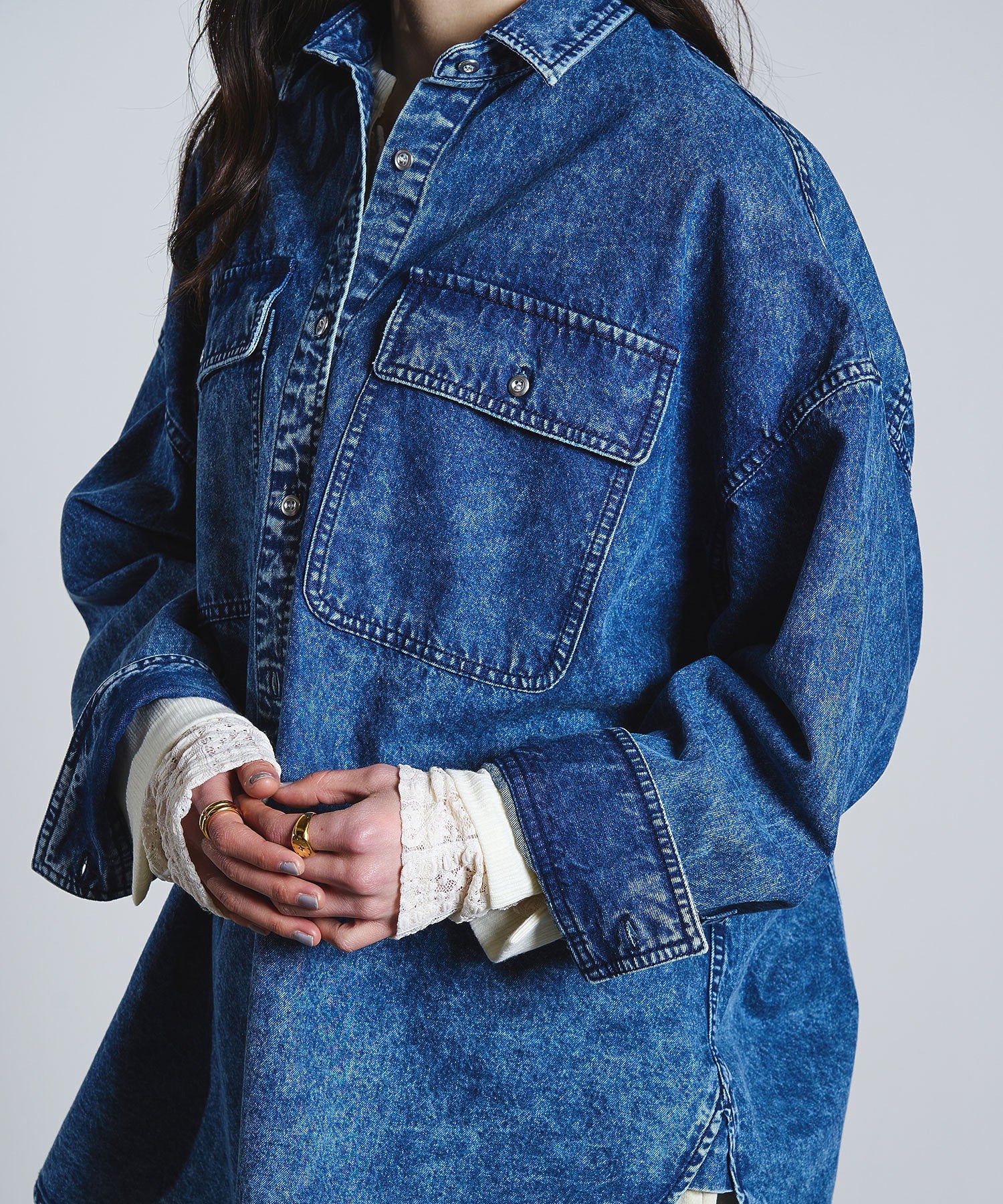 BIG DENIM SHIRT - Image 11