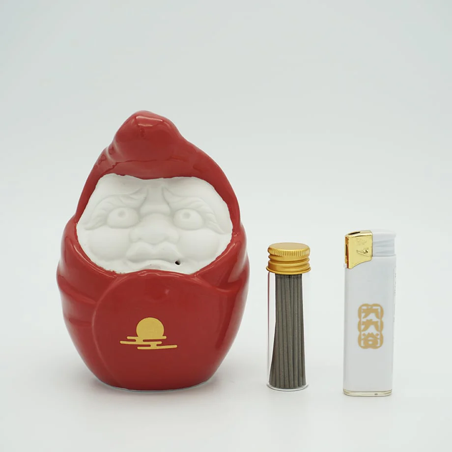 【九九谷】ツッパリダルマ　お香立て - Image 7