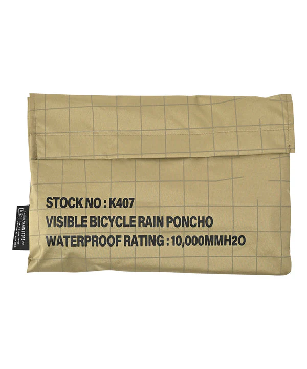 【KiU】VISIBLE BICYCLE RAIN PONCHO - Image 28